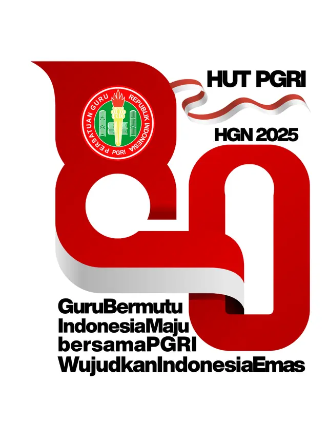 Logo HUT PGRI ke-80 2025 (dok.PGRI)