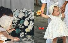 Momen Sedih Melihat Baby Kamari Menghampiri Peti Sang Ayah Saat Potretnya Ditempatkan Bersama Mendiang Dali Wassink