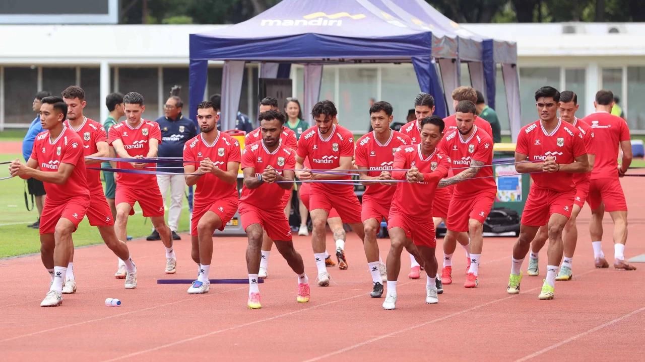 FOTO: Latihan Timnas Indonesia Jelang Final FIFA Series 2026