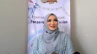 Zaskia Gotik  semringah, di Kawasan Permata Hijau, Jakarta Selatan, Rabu (9/4/2025).
