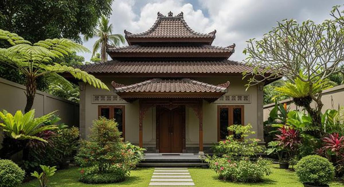 8 Model Joglo Depan Rumah Minimalis 2025, Ornamen Khas Jawa yang Kental tapi Modern
