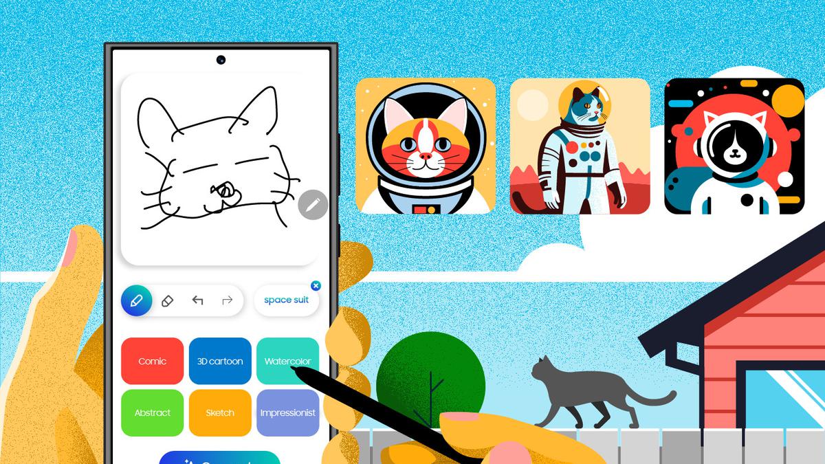 Samsung Bakal Tingkatkan Kemampuan Fitur Sketch to Image, Dukung Multimodal