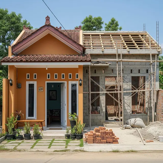 Rumah Sederhana yang Bisa Dibangun Bertahap