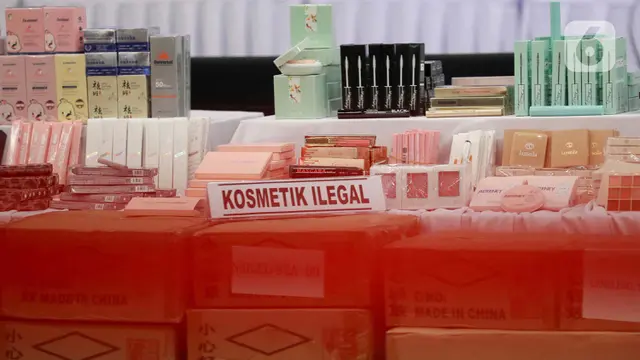 BPOM Sita 415.035 Produk Kosmetik Impor Ilegal Senilai Rp11,4 Miliar