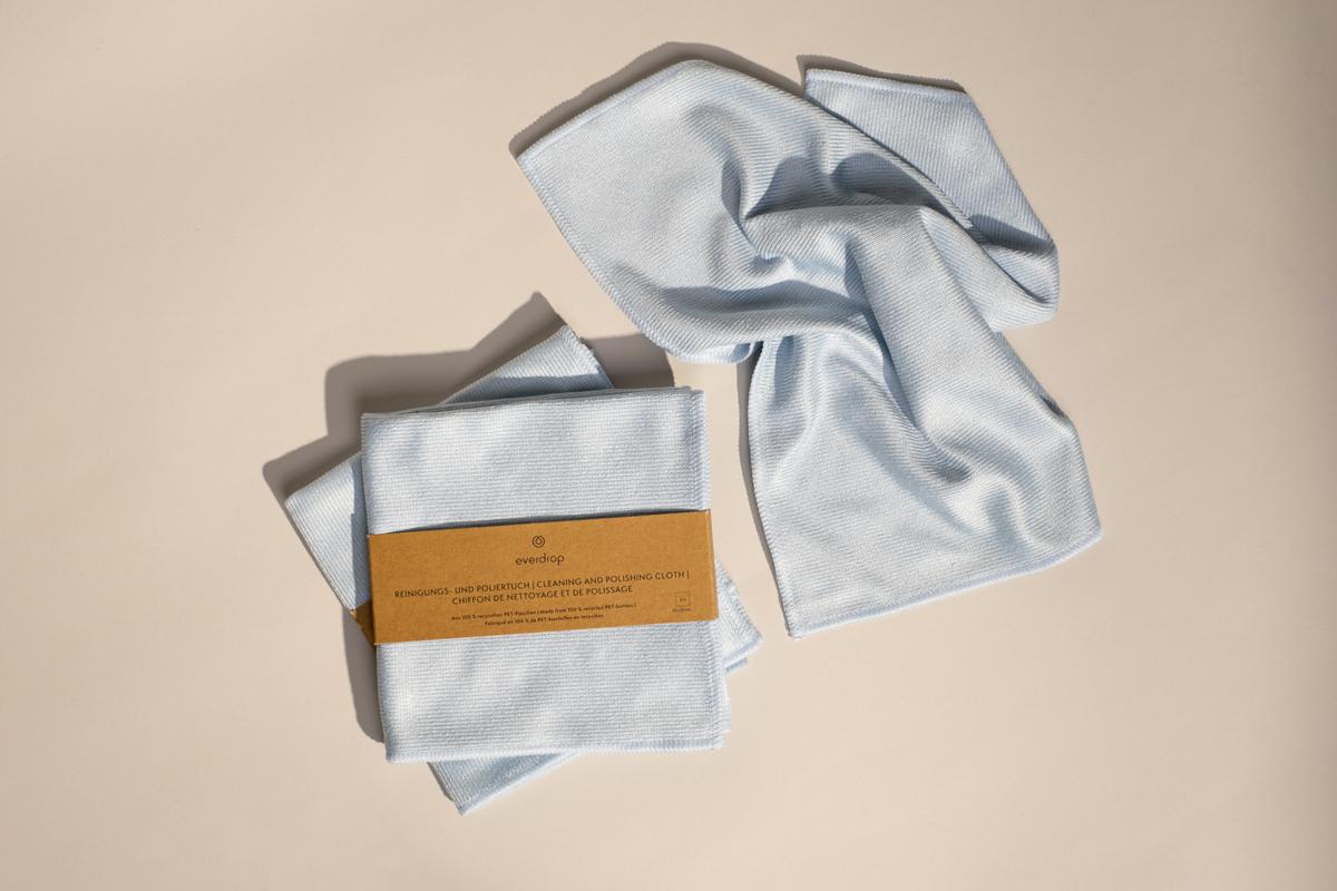Contoh ilustrasi kain lap dari mikrofiber