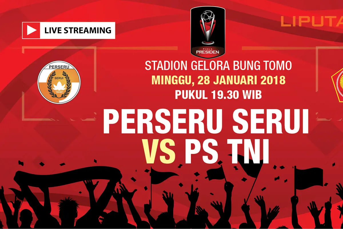 Live Streaming Perseru Serui Vs PS TNI