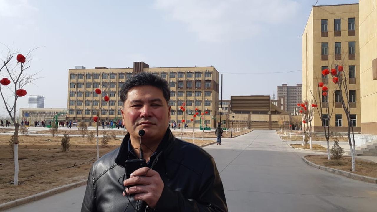 Majid Mahmud, direktur "Pusat pelatihan vokasional Kashgar", di Kashgar County, Prefekur Kashgar, Xinjiang barat daya pada 25 Februari 2019 (Rizki Akbar Hasan / Liputan6.com)