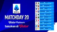 Jadwal dan Live Streaming Liga Italia 2022/2023 Matchday 20 di Vidio, 28-31 Januari 2023