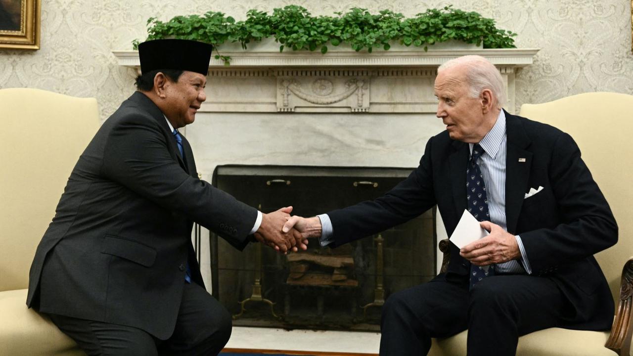FOTO: Momen Prabowo Temui Presiden AS Joe Biden di Gedung Putih, Bahas Situasi Jalur Gaza hingga Laut China Selatan