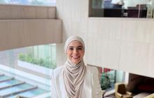 Gaya Fashion Nycta Gina yang Modis Tetap Terpancar Meski Mengenakan Hijab