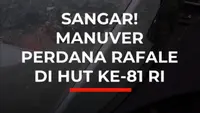 Sangar! Manuver Perdana Rafale Di Hut Ke-81 Ri