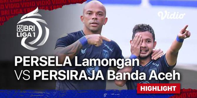 VIDEO: Gol Tunggal dari Gian Zola Bawa Persela Lamongan Raih Kemenangan atas Persiraja Banda Aceh di BRI Liga 1