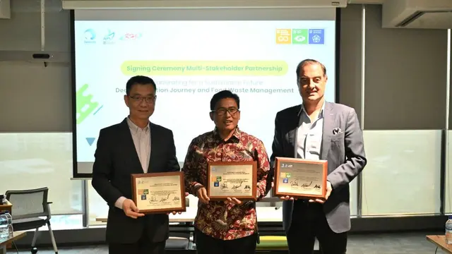 Dalam rangka meningkatkan komitmen terhadap keberlanjutan dan tanggungjawab dalam pengelolaan limbah makanan dalam operasional bisnis sekaligus merayakan Hari Pangan Sedunia, 3 perusahaan menandatangi plakat kerjasama.