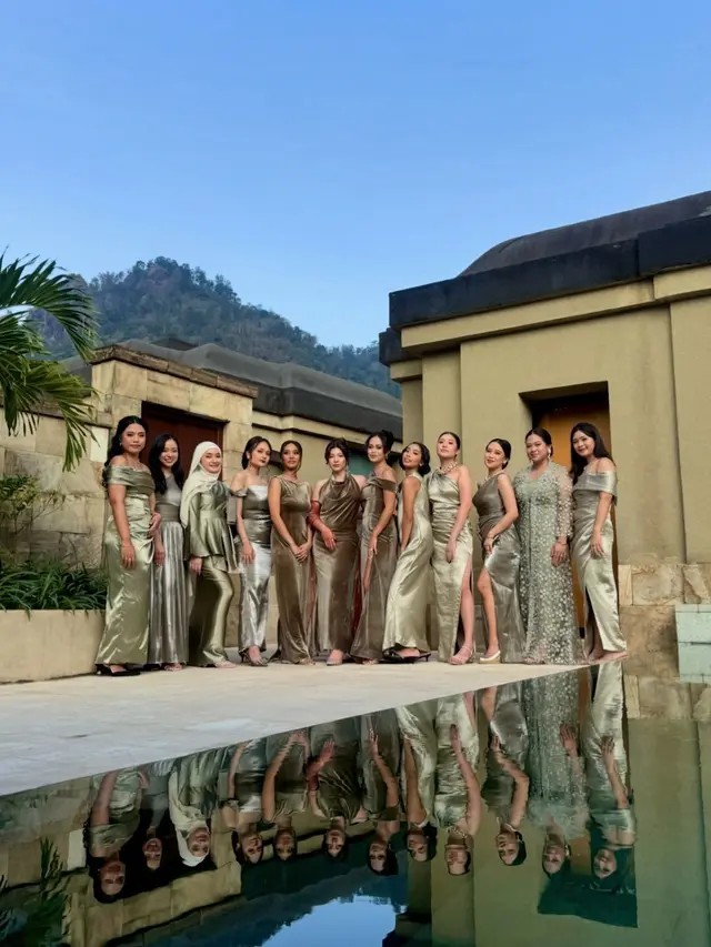 7 Potret Shaloom Razade Jadi Bridesmaid Pakai Kebaya dan Dress Ini Tampil Menawan