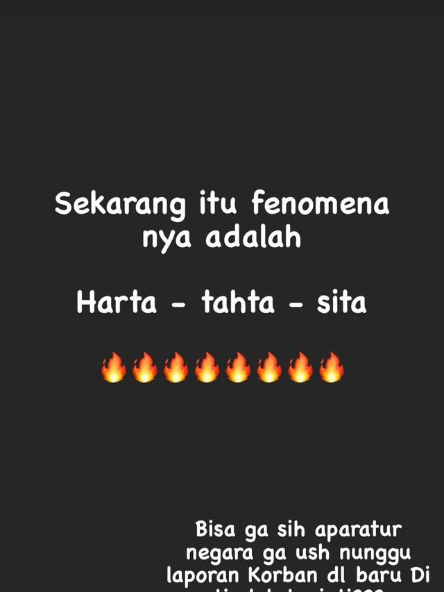 Unggahan Nikita Mirzani. (Foto: Dok. Instagram @nikitamirzanimawardi_172)