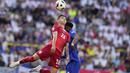 Timnas Prancis harus puas imbang 1-1 melawan Polandia. (AP Photo/Hassan Ammar)