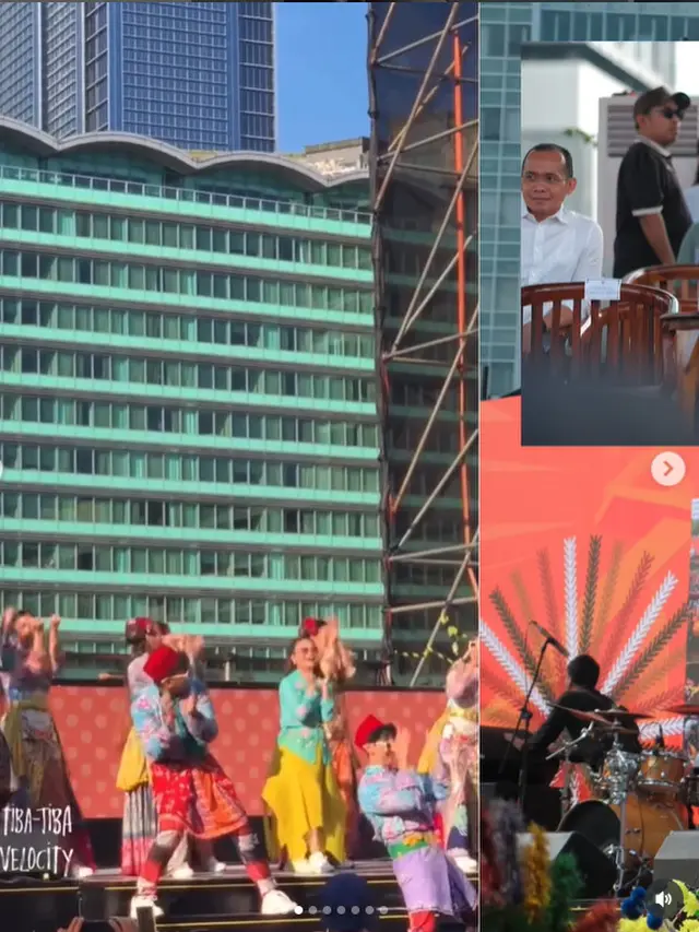 6 Detail Kebaya Rossa yang Memukau saat Manggung di Bundaran HI Jakarta