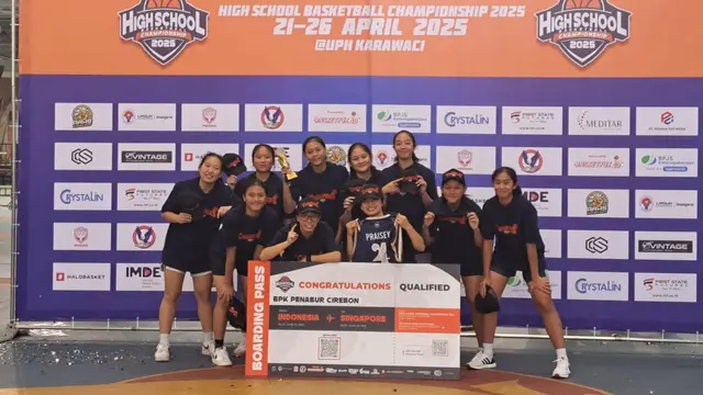 SMA Jubilee dan Penabur Cirebon Wakili Indonesia di NBA Rising Star Singapura 2025