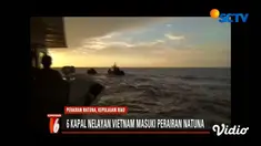 Saat dilakukan pemeriksaan, sebuah kapal penjaga pantai Vietnam mendekati area pemeriksaan.