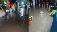 2 Jam Diguyur Hujan, Banjir Rendam Sejumlah Kecamatan di Kota Bandar Lampung
