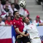 Duel sengit Georgia melawan Ceko di Euro 2024 (AP)
