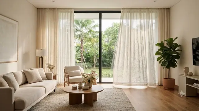 8 Inspirasi Tirai Tipis yang Tetap Menjaga Privasi, Ide Interior yang Bikin Rumah Terasa Lebih Mewah