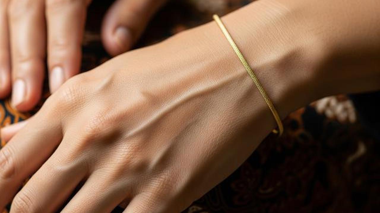 9 Model Gelang Emas Klasik untuk Ibu Rumah Tangga Usia 40 Tahun, Nyaman dan Elegan