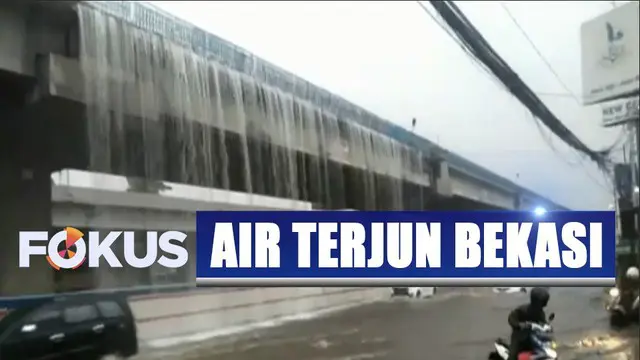 Viral, Ada Air Terjun di Bekasi