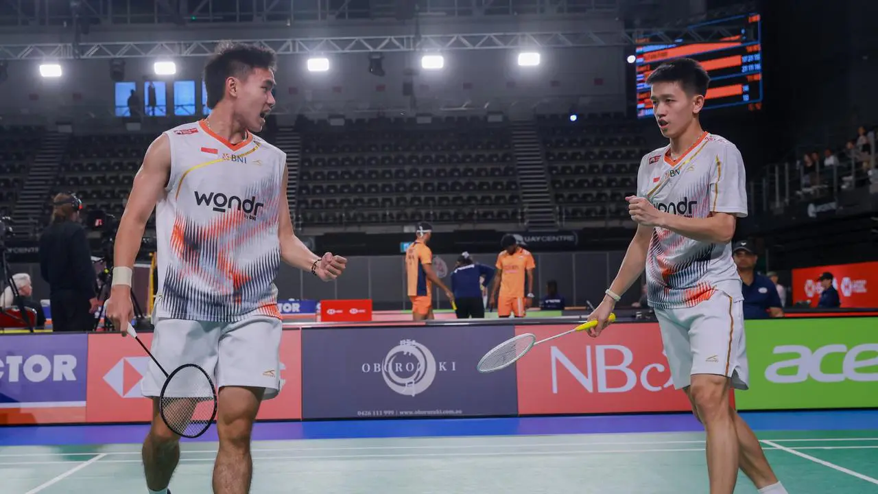 Raymond Indra/Nikolaus Joaquin - Australian Open 2025 - Bulu Tangkis