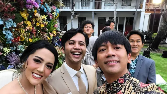 7 Momen Pernikahan Ubay Nidji dan Jihanira Sharmila, Dihadiri Rekan Personel Band