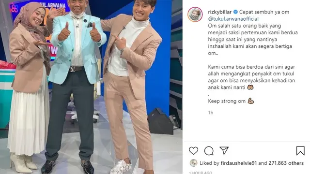 Tukul Arwana - Rizky Billar (Foto: Instagram/@rizkybillar)