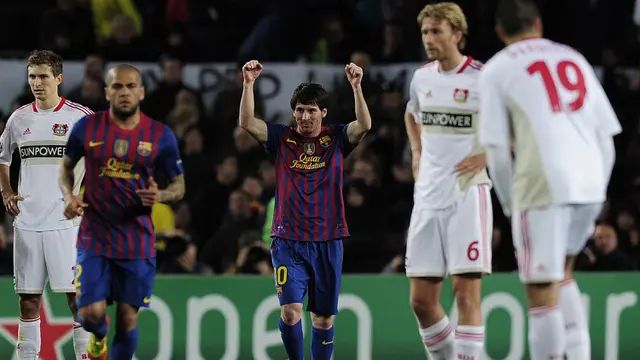 FOTO: Lionel Messi vs Cristiano Ronaldo, Persaingan Rekor di Babak 16 Besar Liga Champions
