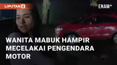 Prempuan diduga mabuk membawa mobil hampir mencelakai pengendara motor. Peristiwa ini terjadi di Jalan Soekarno Hatta, Arengka Atas, Pekanbaru