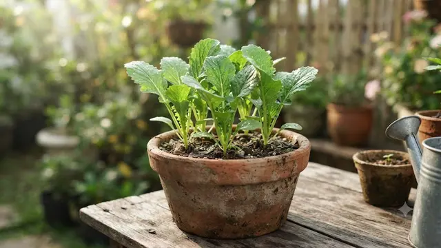 Kebun sayur di halaman