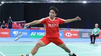 Tunggal putra Indonesia Bodhi Ratana Teja Gotama mengalahkan&nbsp;Andrei Schmidt 21-12 dan 21-12 dalam laga terakhir Grup E Kejuaraan Dunia Beregu Junior 2023 di&nbsp;The Podium Arena, Spokane, Washington, Amerika Serikat, Rabu (27/9) siang waktu setempat. (foto: PBSI)