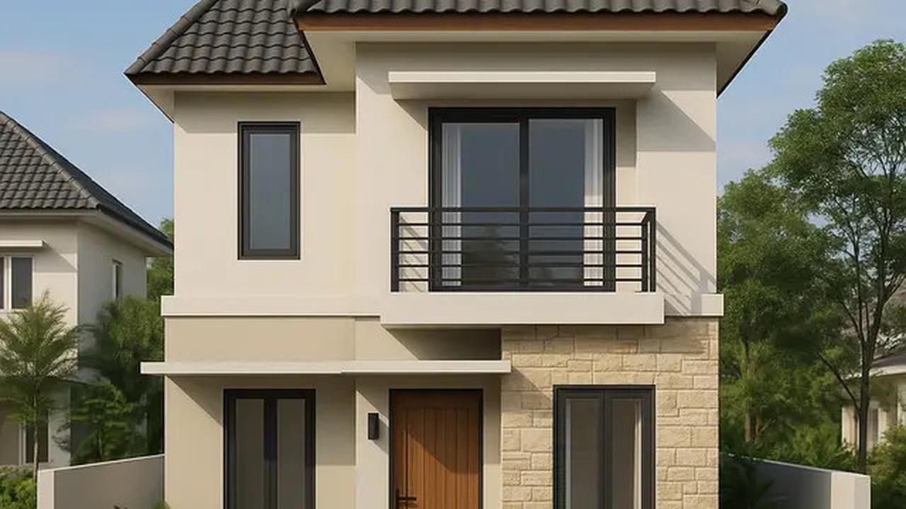 8 Model Rumah 6x9 Atap Kombinasi Pelana dan Limas, Desain Hunian Modern dan Elegan di 2025