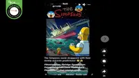 Kabar tentang kartun The Simpsons memprediksi runtuhnya jembatan Francis Scott Key di Baltimore, Amerika Serikat. (sumber: Facebook)