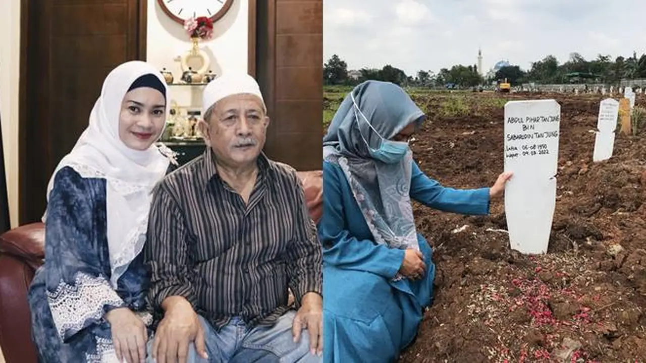 7 Potret Ikke Nurjanah Ziarah Ke Makam Ayah Usai 7 Hari Pamakaman