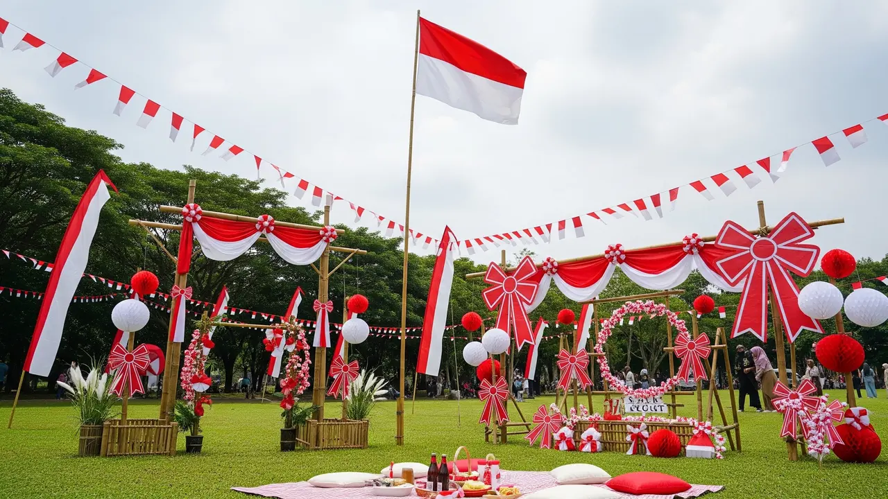 Dekorasi 17 Agustus (AI Generated)