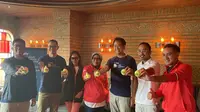 Dash Sports gelar konferensi pers jelang Dash Tennis Tournament di Restoran Nadcielo, Jakarta pada Rabu (7/6/2023).&nbsp;(Luthfa Arisyi Senapi/Liputan6.com)