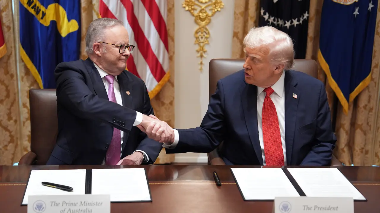 Donald Trump dan Anthony Albanese