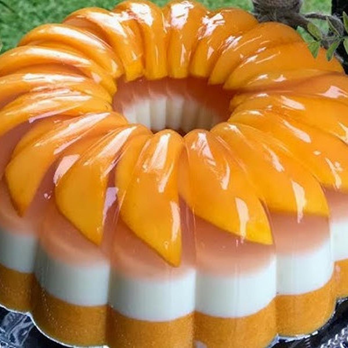 Puding Lapis Mangga