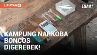 Viral! Penggerebekan Kampung Narkoba Boncos, Polisi Temukan Senjata Api!