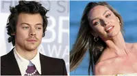 Harry Styles dikabarkan dekat dengan Candice Swanepoel, model Victoria's Secret. (dok. Vianney Le Caer/Invision/AP AP)