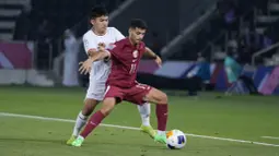 Gol kemenangan Qatar dicetak oleh Khaled Ali dan Ahmed Al Rawi. (Dok.PSSI)