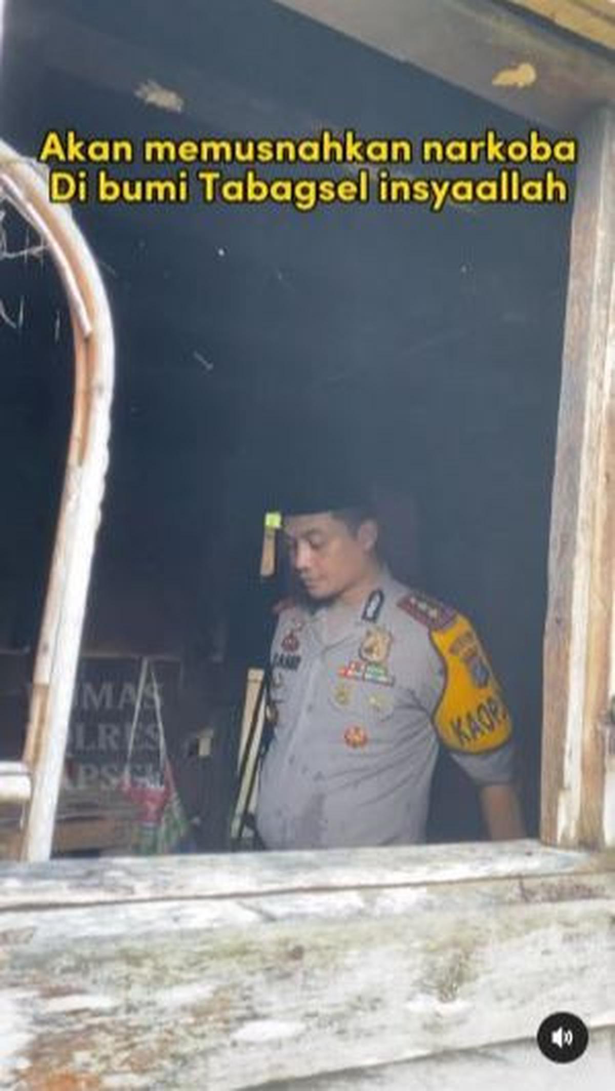 "Akan memusnahkan narkoba di bumi Tabagsel InsyaAllah," paparnya.