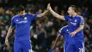 Diego Costa berhasil mencetak dua gol ke gawang Watford. Namun tetap gagal memberikan kemenangan buat The Blues. (Reuters/Stefan Wermuth)