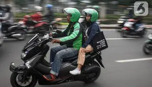 Ojol Sepi Orderan di Tengah Aksi Demo 27 Agustus