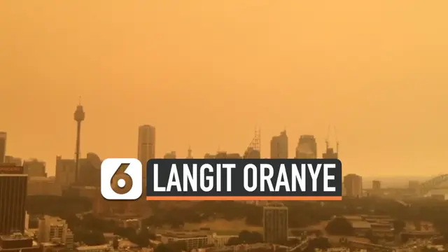 langit oranye