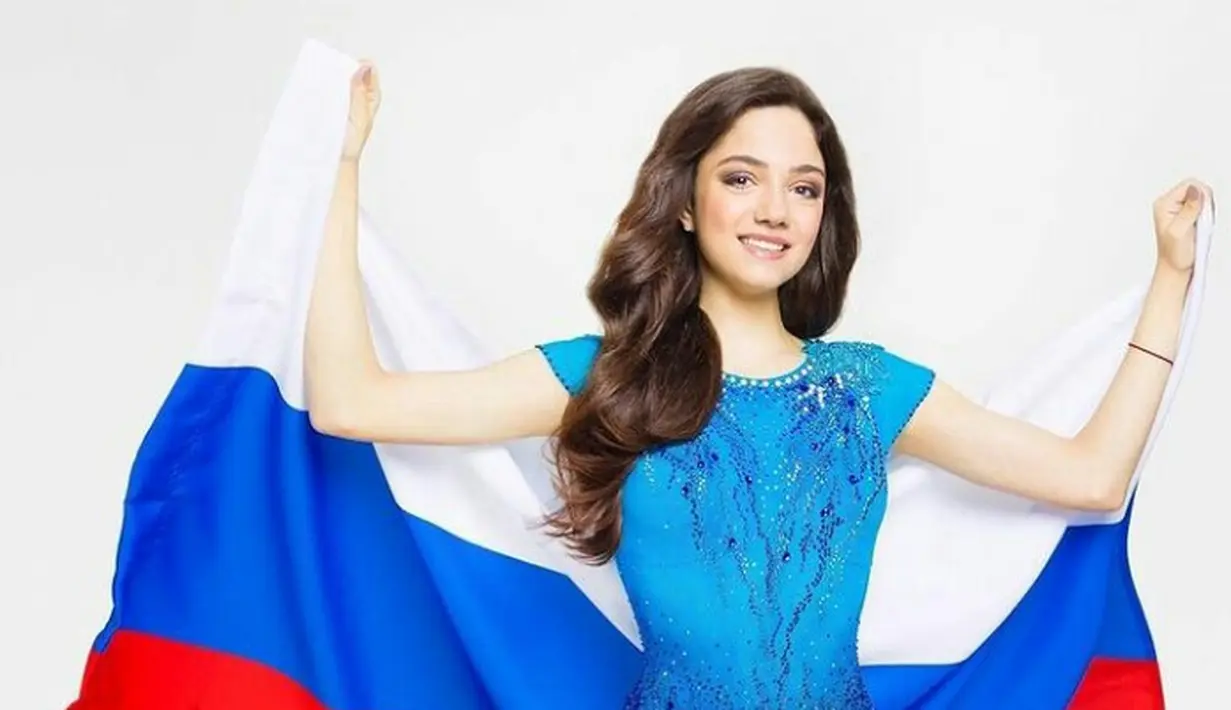 Evgenia Medvedeva merupakan seorang skater tunggal putri asal Rusia yang berhasil memenangkan kejuaraan dunia Junior dan Senior secara berturut-turut. (Instagram/jmedvedevaj).